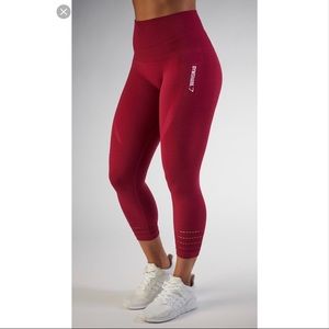 Gymshark High Wasted Seamless cropped leggings